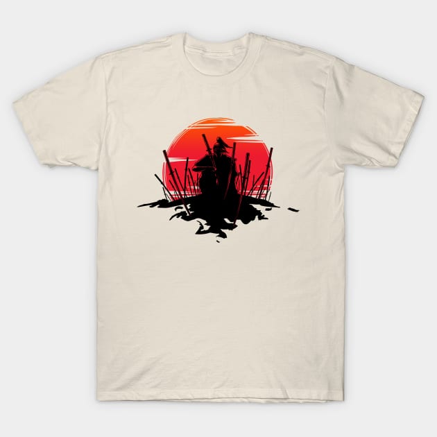 The Red End of the Battle T-Shirt by japu